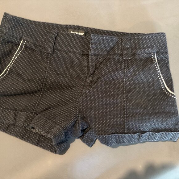 Vintage Bebe Black Polka Dot shorts - Picture 1 of 5
